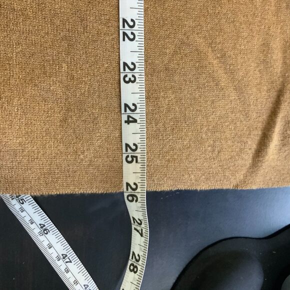 Easy camel tunic sweater for cozyl ayering plus 3X, comfy cotton-rayon blend.” - Picture 8 of 8